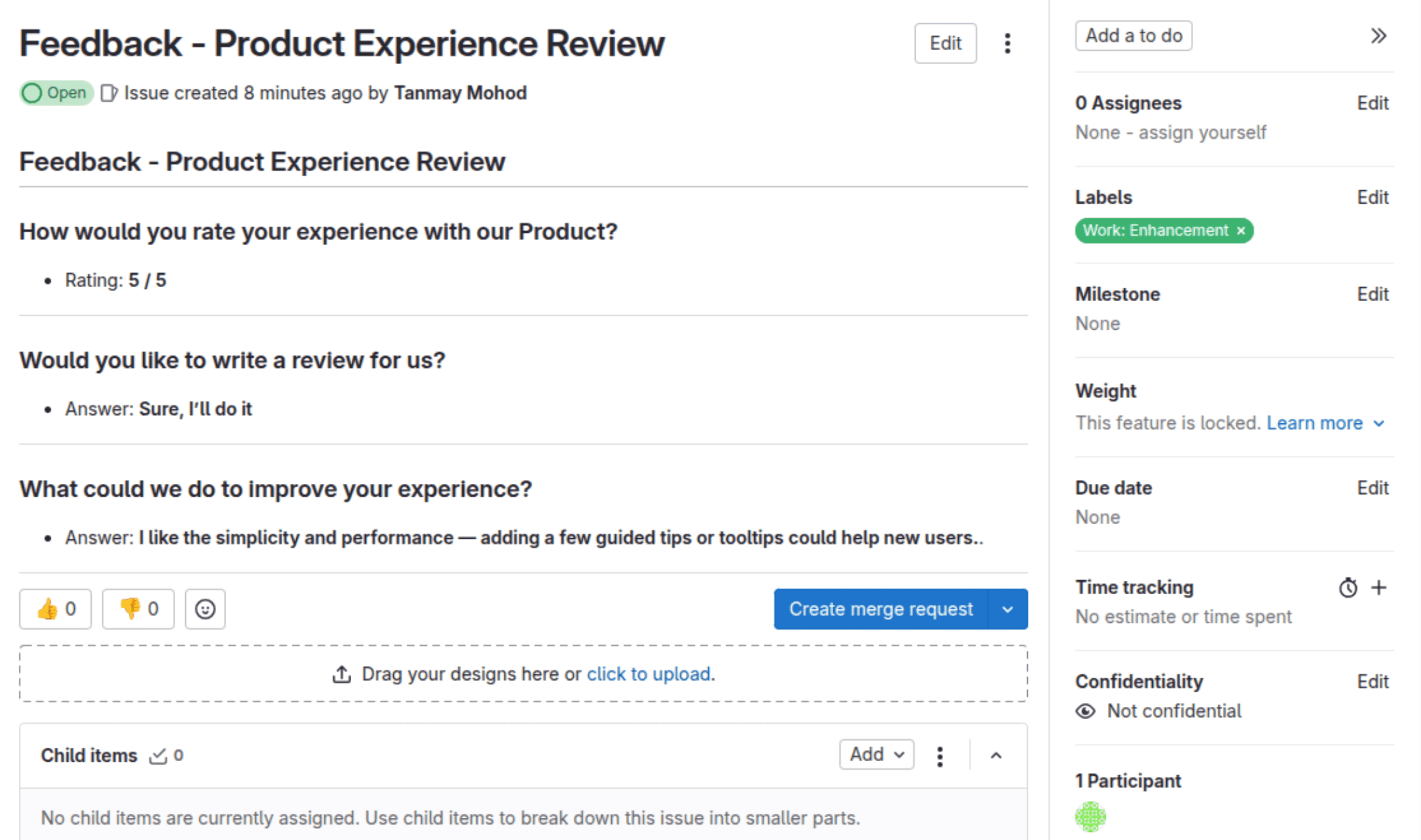 My product screenshot